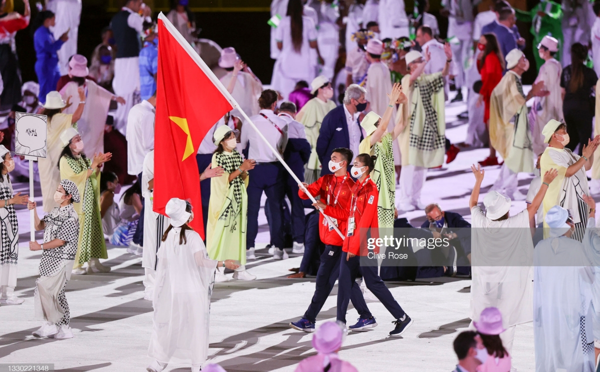 Đoàn TTVN khai mạc Olympic 2020