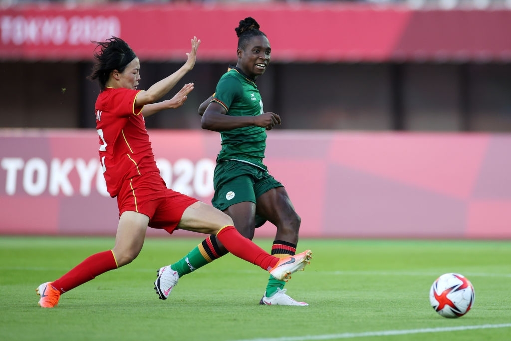 Ghi hattrick vào lưới ĐT nữ Trung Quốc, nữ tuyển thủ Zambia lập kỷ lục ở Olympic nữ trung quốc vs nữ zambia