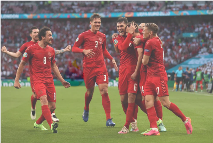 Đan Mạch khiến Anh nhận bàn thua đầu tiên ở Euro 2020