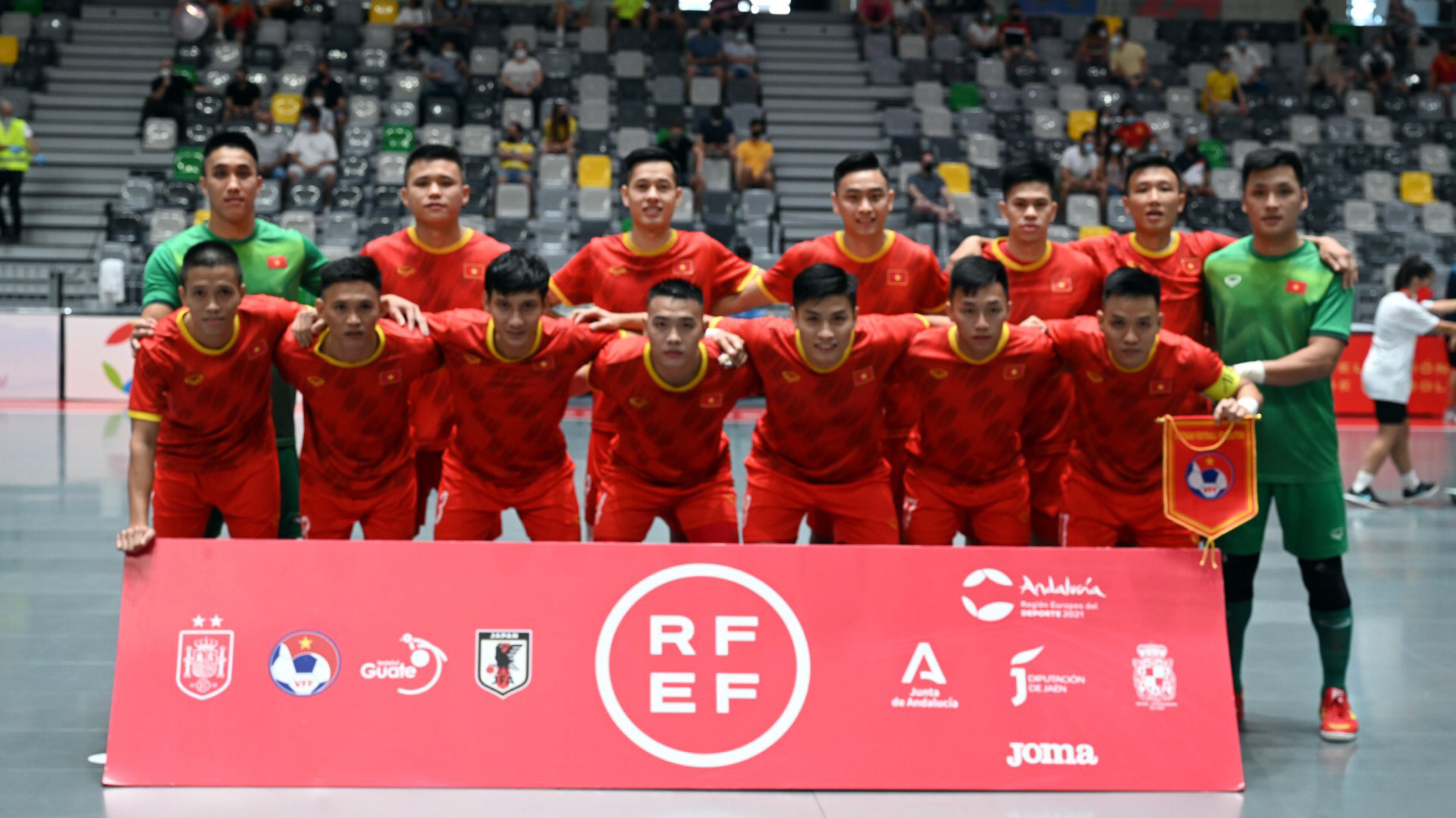 ĐT futsal Việt Nam. Ảnh: VFF.