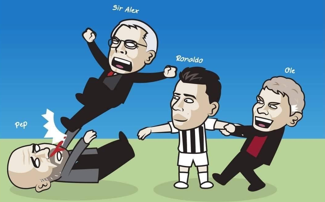 Chết cười với fan Man City mặc áo Ronaldo