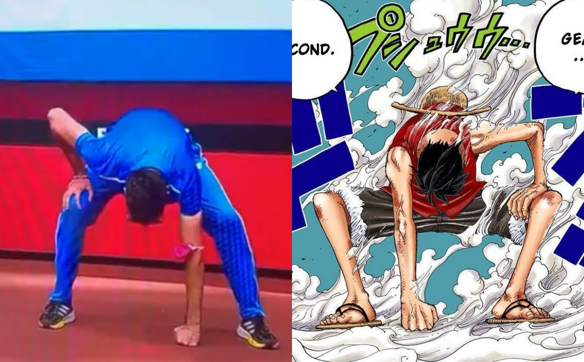 Miltiadis Tentoglou cosplay Luffy