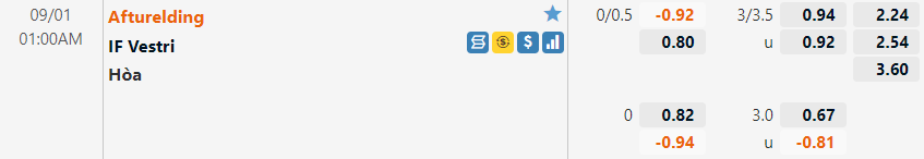 Afturelding vs Vestri