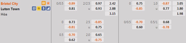 Bristol City vs Luton