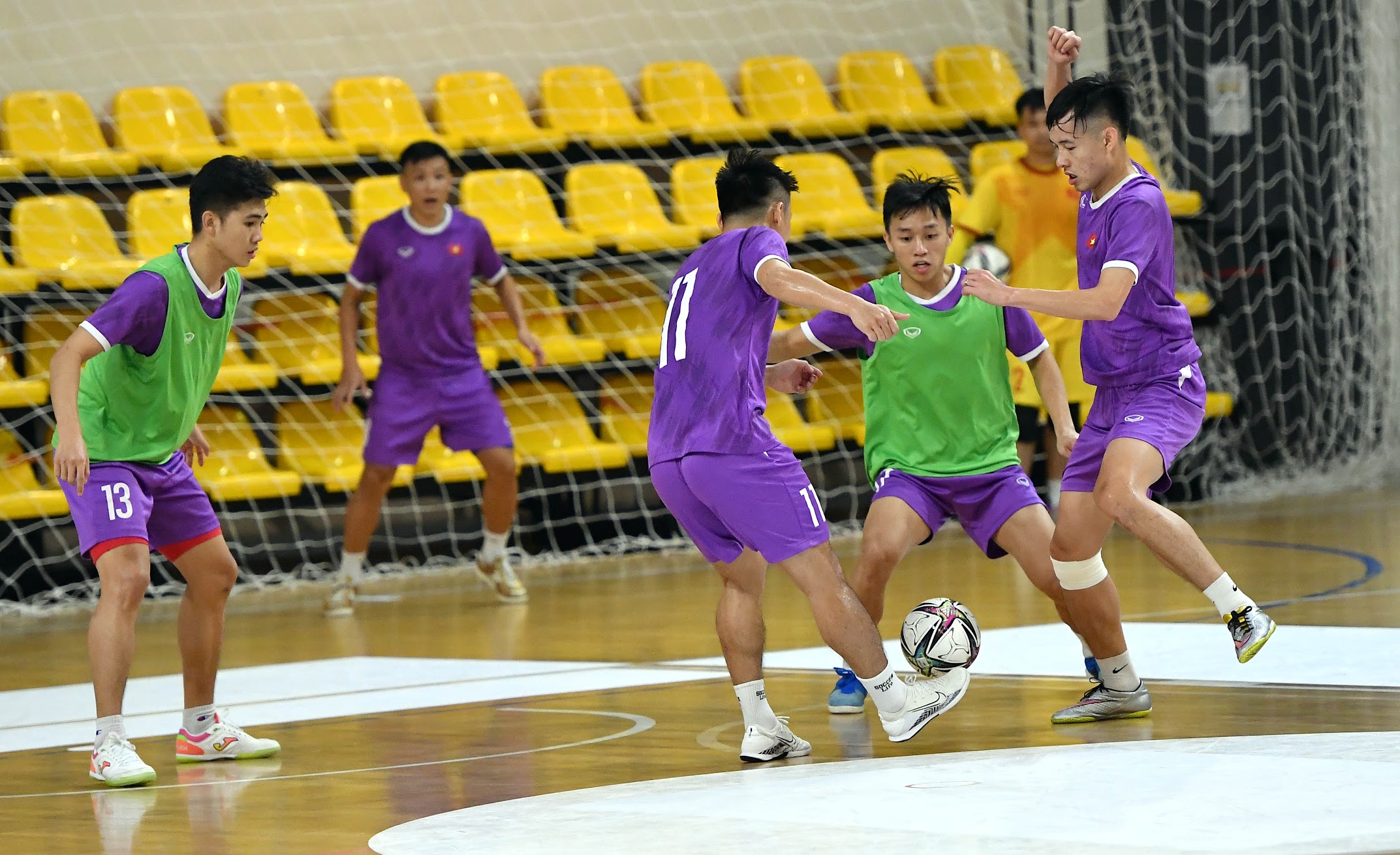 ĐT futsal Việt Nam. Ảnh: VFF.