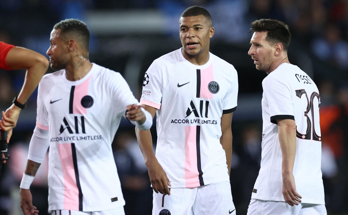 Lần đầu tiên Messi, Neymar và Mbappe sát cánh trong màu áo PSG 16/9