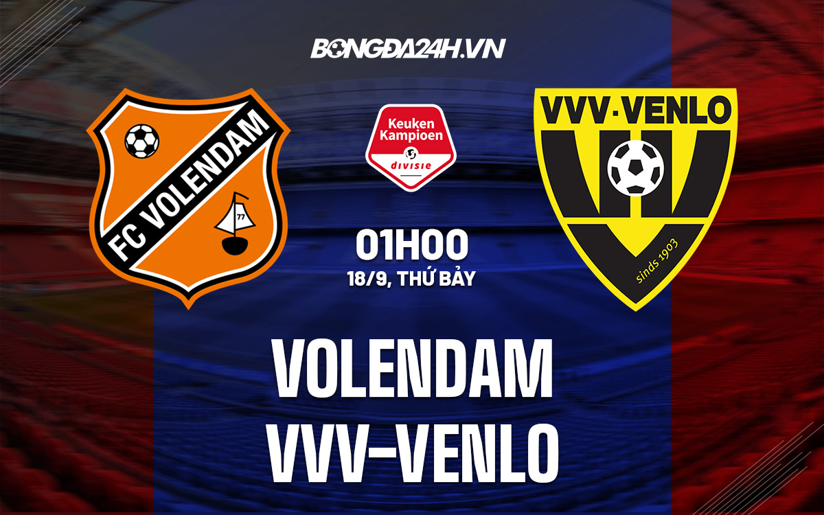 Nhận định Volendam vs VVV-Venlo 1h00 ngày 189 (Hạng 2 Hà Lan 202122) hình ảnh gốc 2