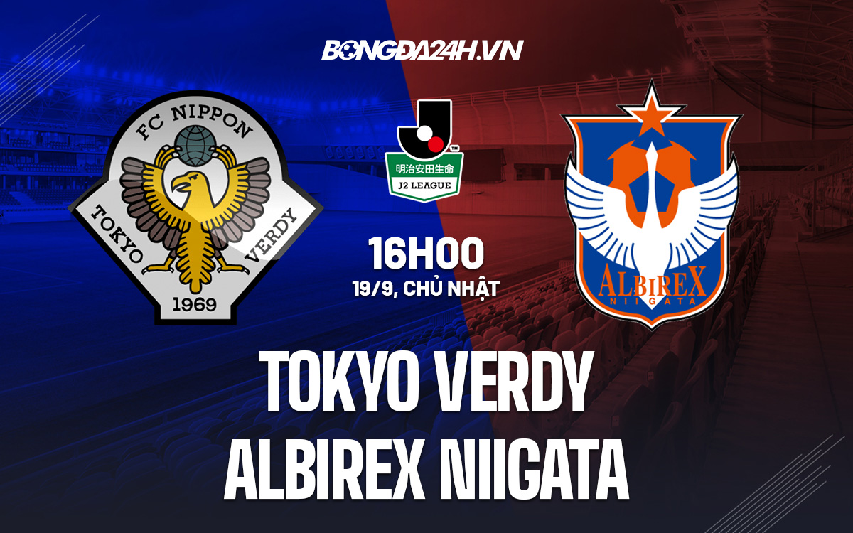 Nhận định Tokyo Verdy vs Albirex Niigata 16h00 ngày 199 (Hạng 2 Nhật Bản 2021) hình ảnh gốc 2