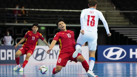 Vu duc Tung dT futsal Viet Nam. anh: FIFA.
