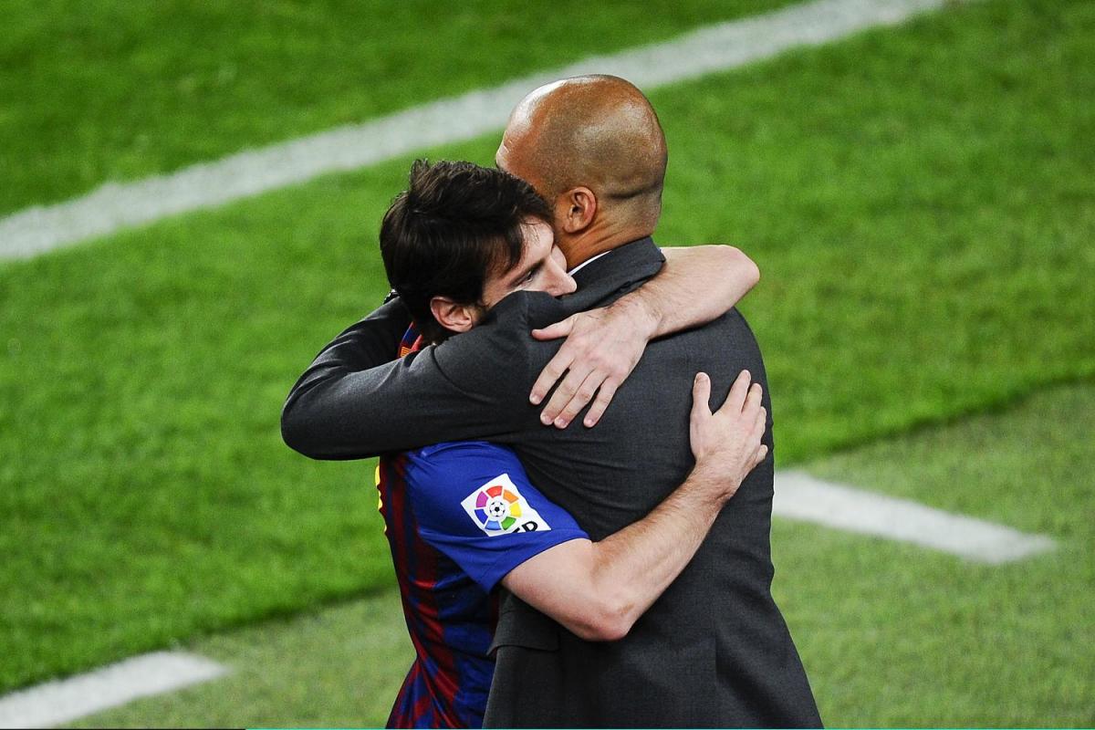 Pep Guardiola Lionel Messi