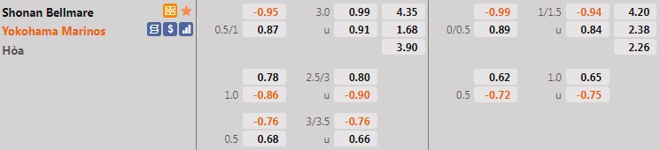 Shonan Bellmare vs Yokohama Marinos