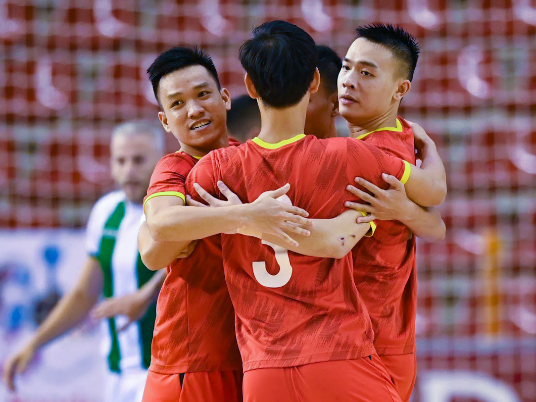 ĐT futsal Việt Nam. Ảnh: VFF.