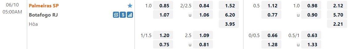 Nhận định Palmeiras vs Botafogo 5h00 ngày 106(VĐQG Brazil 2022) 1