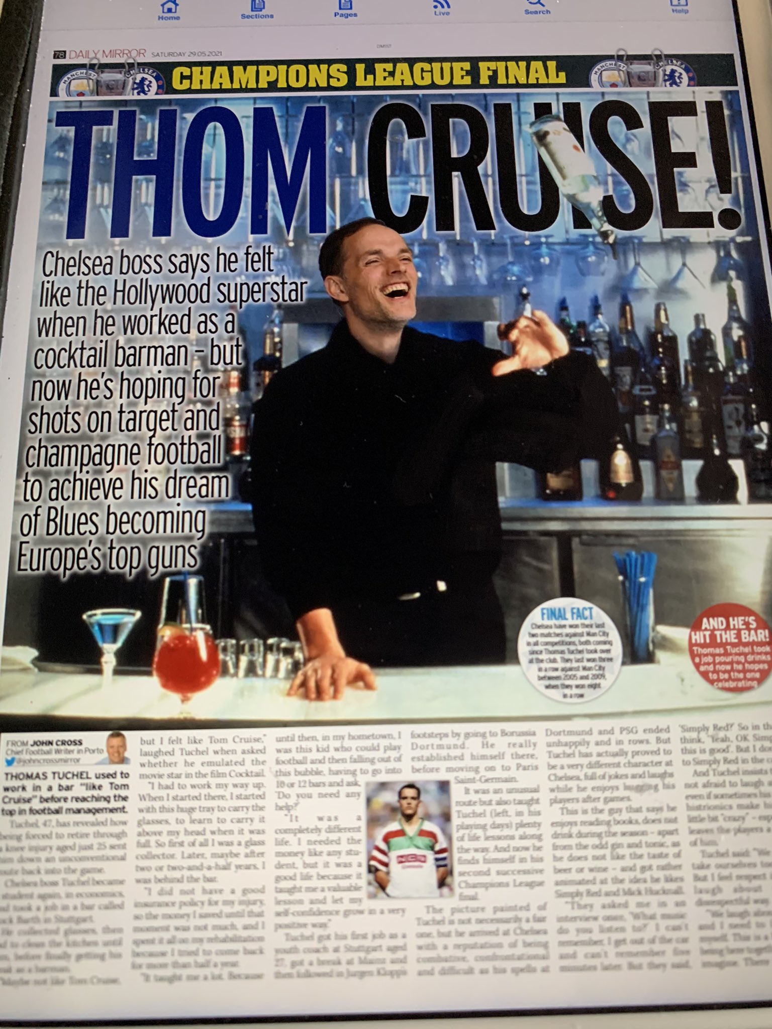 Gã thất nghiệp và bartender tập sự Chuyện về những năm tháng tuổi trẻ của Thomas Tuchel 2