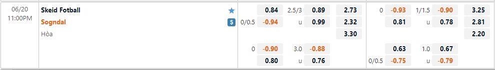 Nhận định Skeid vs Sogndal 23h00 ngày 206(Hạng 2 Na Uy 2022) 1