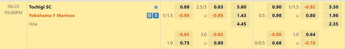 Nhận định Tochigi vs Yokohama Marinos 17h00 ngày 226(Cup Nhật Hoàng 2022) 1