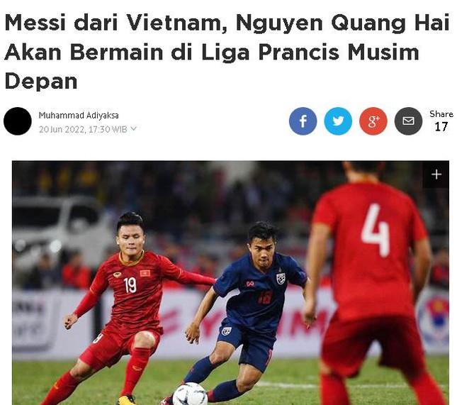 Báo Indo đề cao Quang Hải trong chuyến xuất ngoại tới Pháp 1