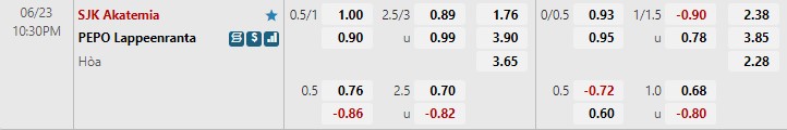 Nhận định SJK Akatemia vs PEPO Lappeenranta 22h30 ngày 236(VĐQG Phần Lan 2022) 1