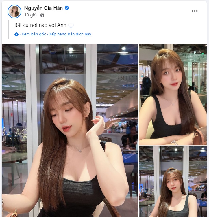 Gia Hân đăng ảnh đi chơi với Hoàng Đức lên facebook cá nhân Gia Han dang anh di choi voi Hoang duc len facebook ca nhan