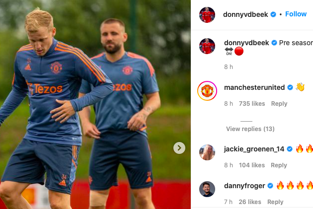 Thông điệp của Donny Van de Beek Thong diep cua Donny Van de Beek