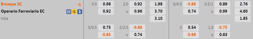 Nhận định Brusque vs Operario Ferroviario 7h30 ngày 27 (Hạng 2 Brazil 2022) 1