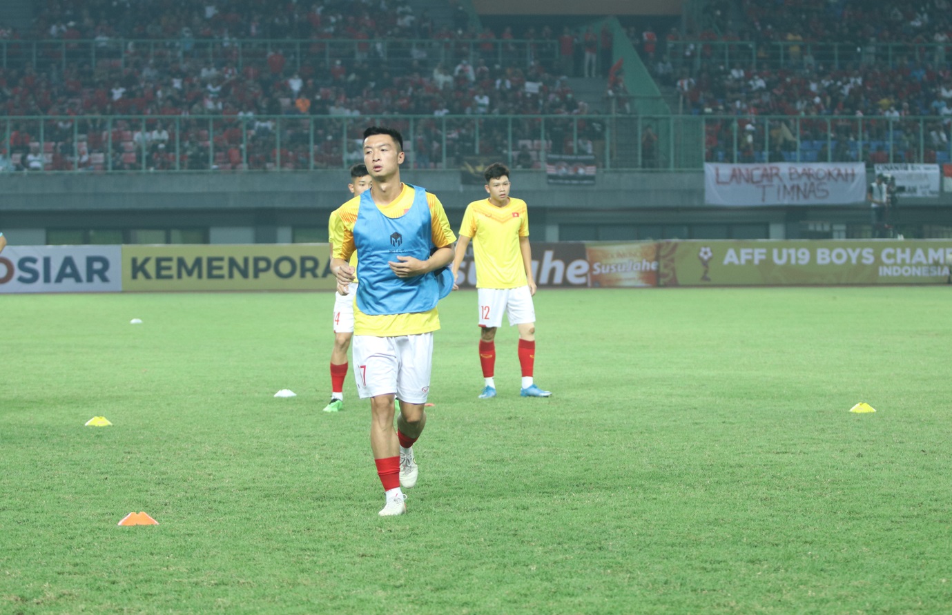 U19 Viet Nam duoc danh gia se gap khong it kho khan trong tran ra quan truoc chu nha Indonesia. anh: Phan Hong