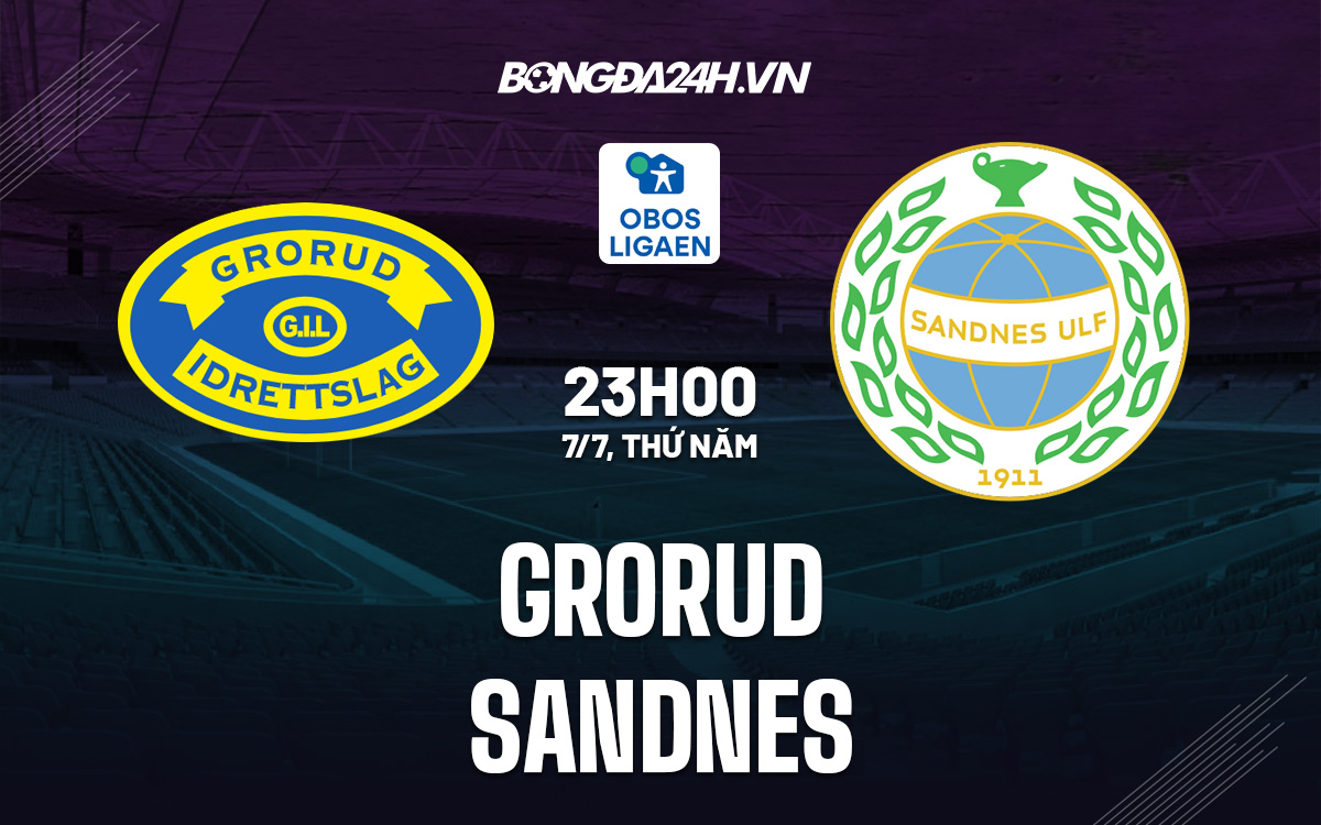 Grorud vs Sandnes Grorud vs Sandnes