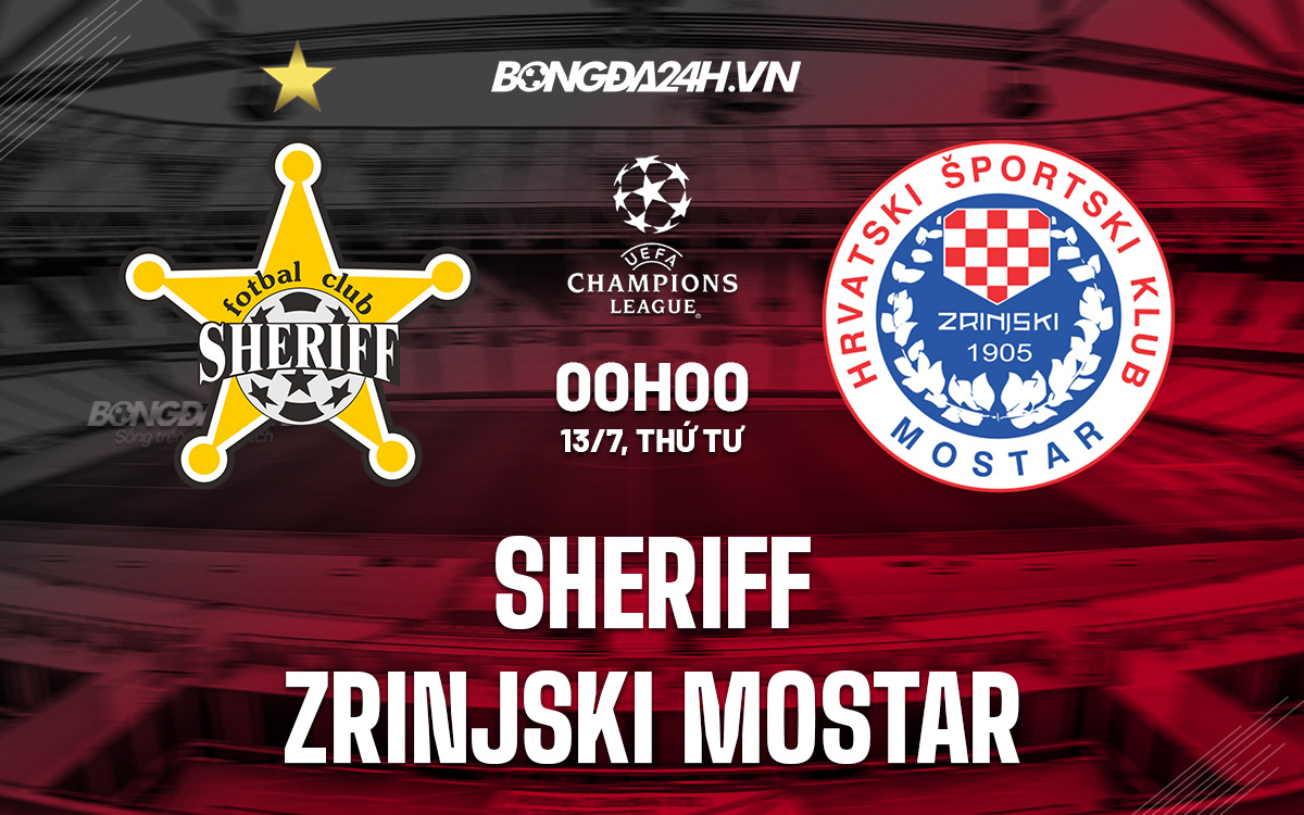 Sheriff vs Zrinjski Mostar