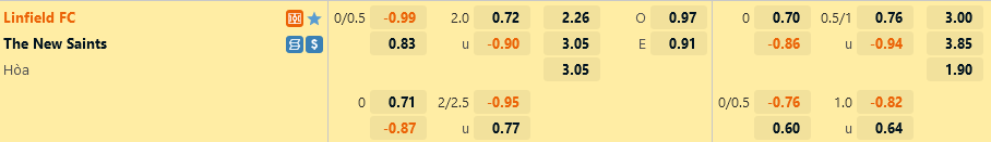 Linfield vs TNS Linfield vs TNS