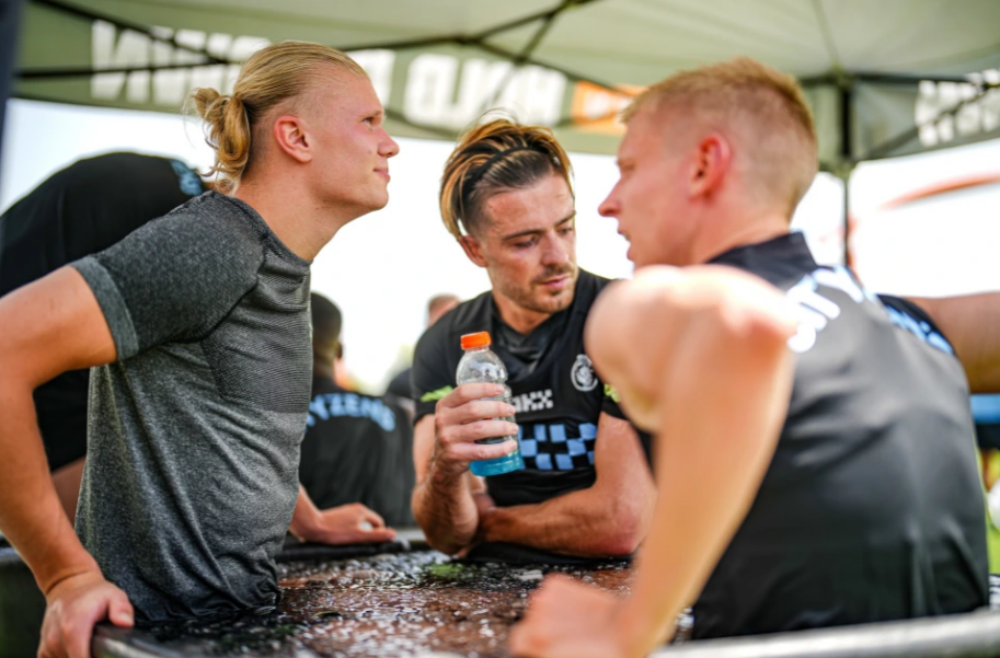 Erling Haaland gây ấn tượng ở buổi tập đầu tiên ở Man City 7