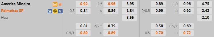 Nhận định bóng đá America Mineiro vs Palmeiras 6h00 ngày 227 (VĐQG Brazil 2022) 1