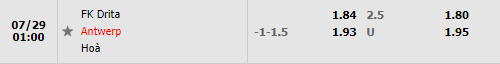 Nhận định Drita vs Antwerp 1h00 ngày 297 (Europa Conference League 202223) 1