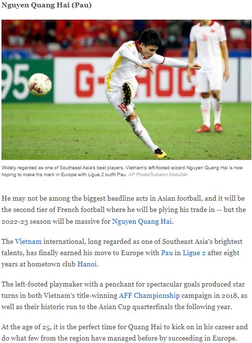 kết quả bóng đá các câu lạc bộ châu á Tốp sao châu Á đáng xem ở châu Âu: Quang Hải chung mâm với Son Heung Min