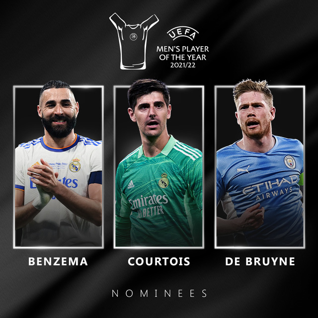UEFA công bố Top 3 đề cử Cầu thủ xuất sắc nhất châu Âu 202122 1