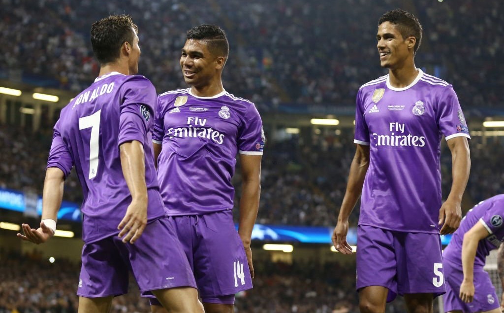 Casemiro Varane Ronaldo Casemiro Varane Ronaldo