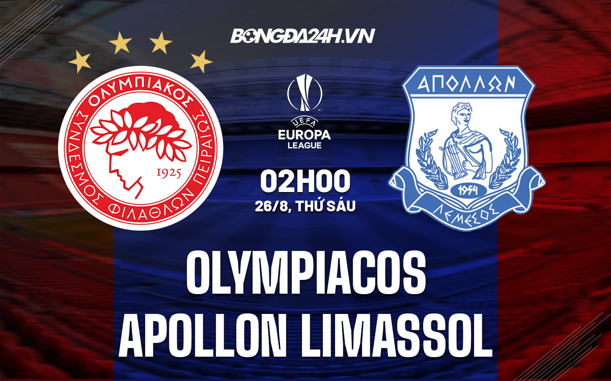 Olympiacos vs Apollon Limassol Olympiacos vs Apollon Limassol