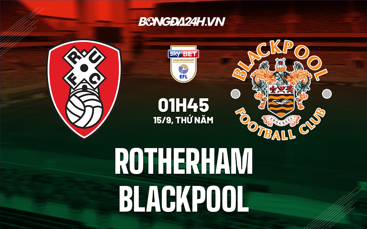 Rotherham vs Blackpool