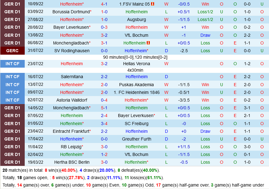 Hoffenheim vs Freiburg Hoffenheim vs Freiburg