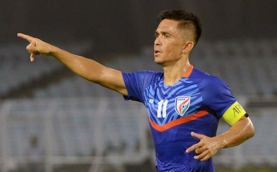 Tiền đạo Sunil Chhetri của Ấn Độ Tien dao Sunil Chhetri cua an do