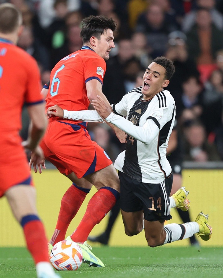 Harry Maguire khiến Anh phải nhận 11m trước Đức 1