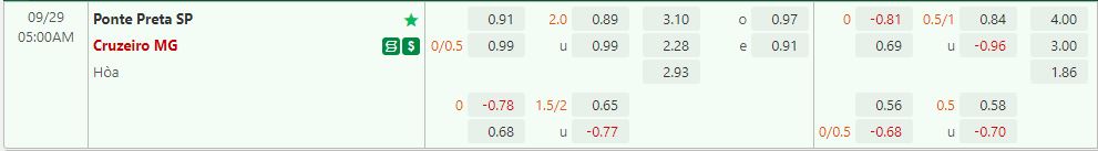 Nhận định Ponte Preta vs Cruzeiro 5h00 ngày 299 (Hạng 2 Brazil 2022) 1