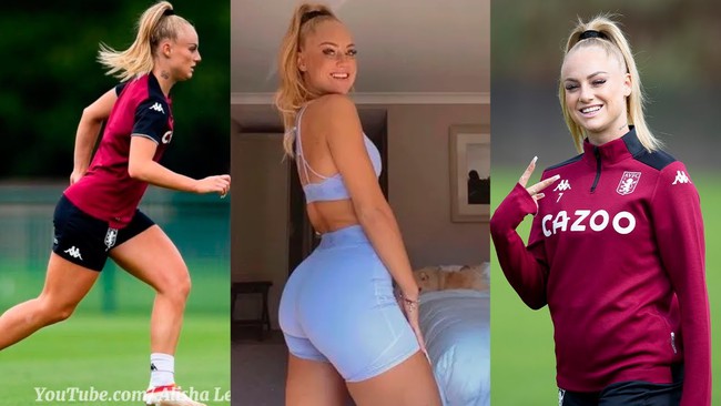 Nhan sắc nữ cầu thủ Alisha Lehmann của Aston Villa Bạn gái Douglas Luiz 5