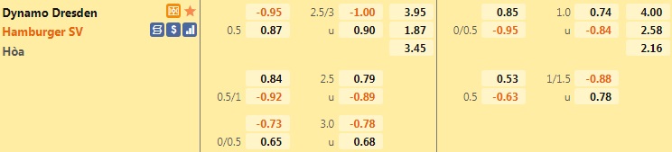 Dynamo Dresden vs Hamburg