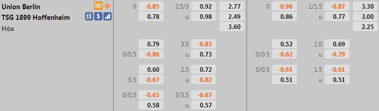 Union Berlin vs Hoffenheim
