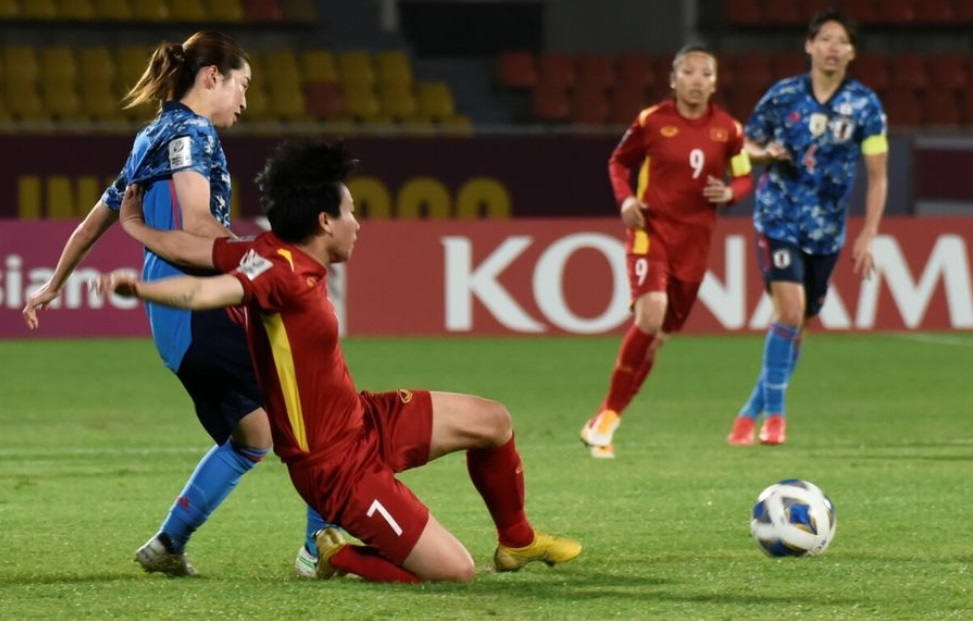 ĐT nữ Việt Nam thất thủ trước Nhật Bản