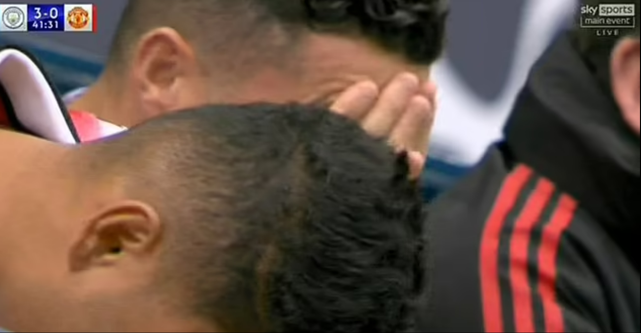 Phản ứng của Ronaldo khi không được đá một phút nào trước Man City 2 Phản ứng của Ronaldo khi không được đá một phút nào trước Man City 2