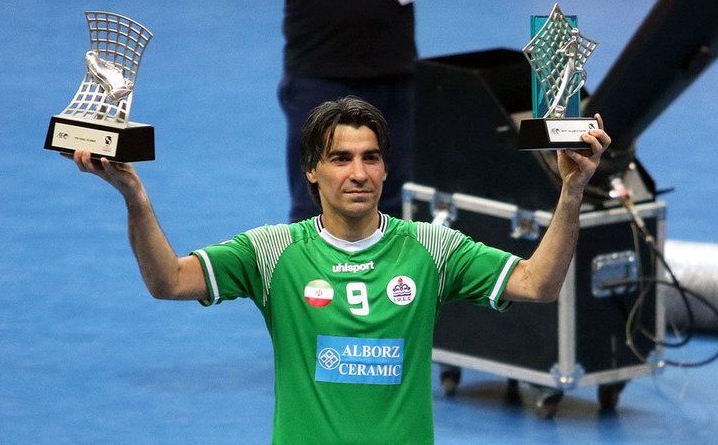 HLV Vahid Shamsaei cua dT futsal Iran