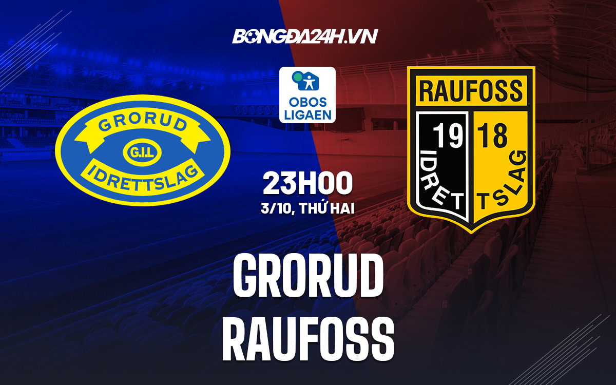 Grorud vs Raufoss Grorud vs Raufoss