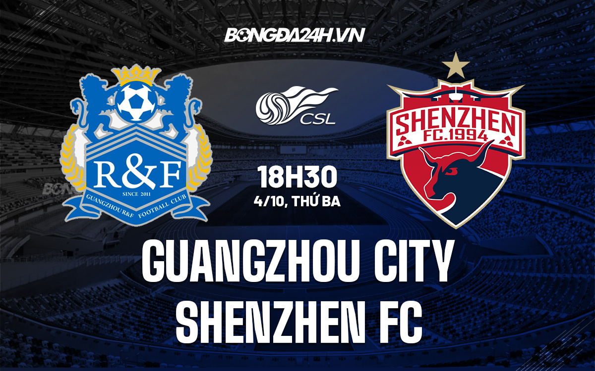 Guangzhou City vs Shenzhen FC