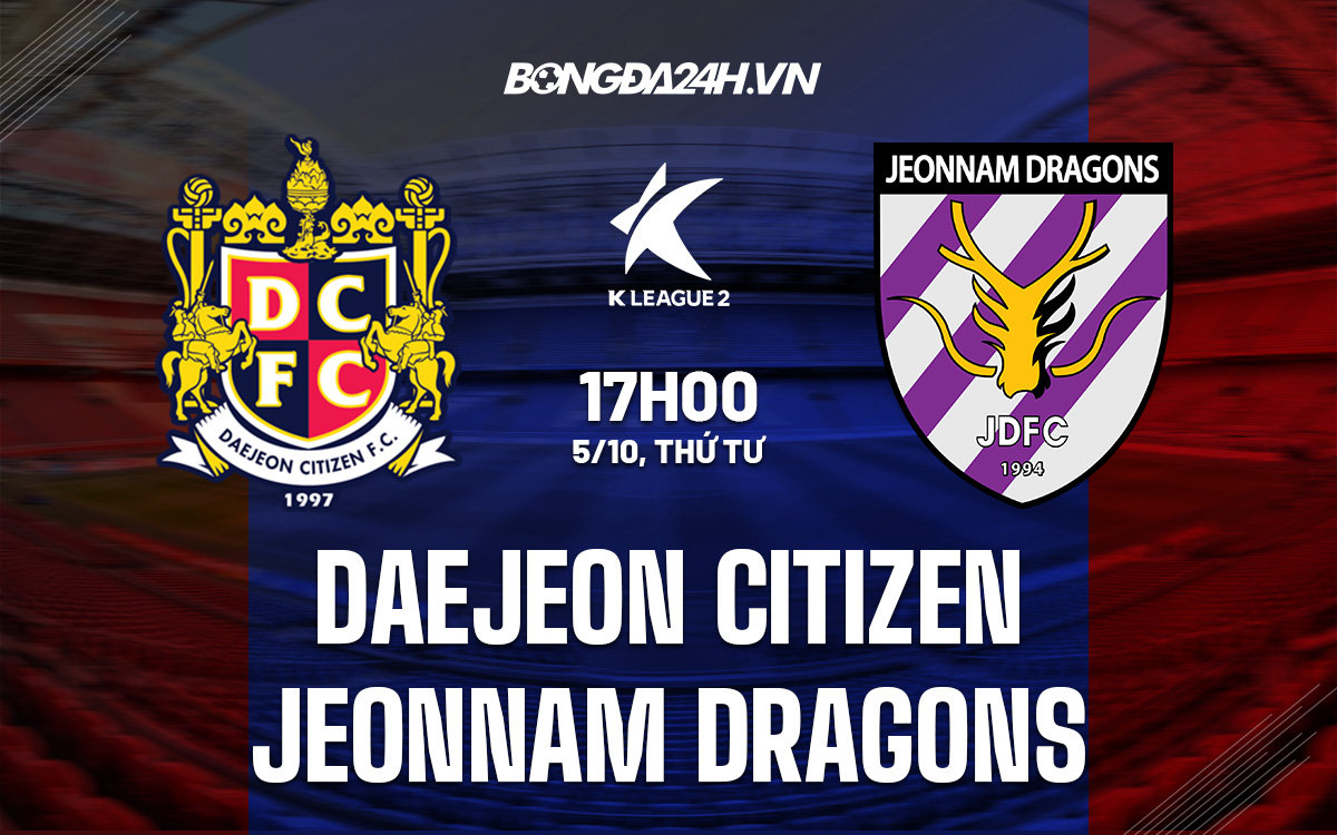 Daejeon Citizen vs Jeonnam Dragons